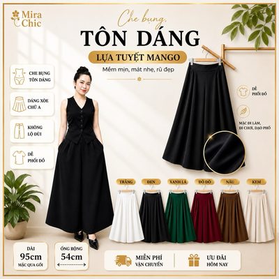 Quần Ống Rộng Nữ Dáng Suông Hack Dáng #6