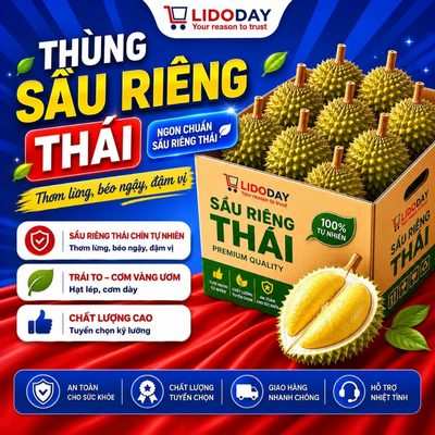 Sầu Riêng Ri6 Cơm Vàng Hạt Lép Khay 500g #5